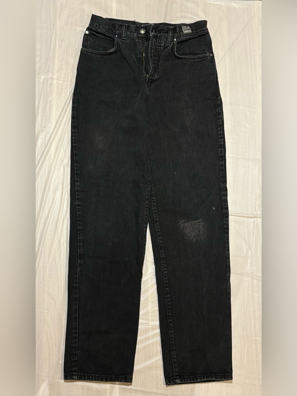 Versace Men's Black Straight Jeans